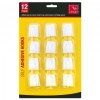 12pk Self Adhesive Hooks