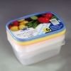 Micro Containers + Lids Mixed Sizes - Pk 6