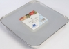 Square Aluminium Dish & Lid - Pk2