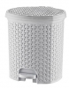 Rattan Pedal Dust Bin No:2-11.5lt