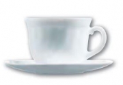 Luminarc Trianon White Tea CUP/SAUCER PK6