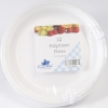 23cm Polystyrene Plates - Pk12