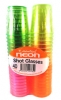 Neon Shot Glasses - Pk40