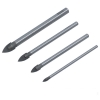 4pc Glass & Mirror Drill Bit Set